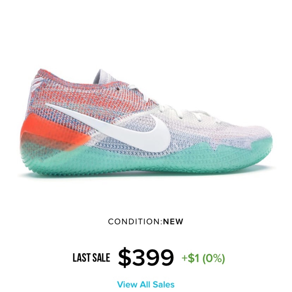 Kobe NXT 360 White multicolor basketball shoes